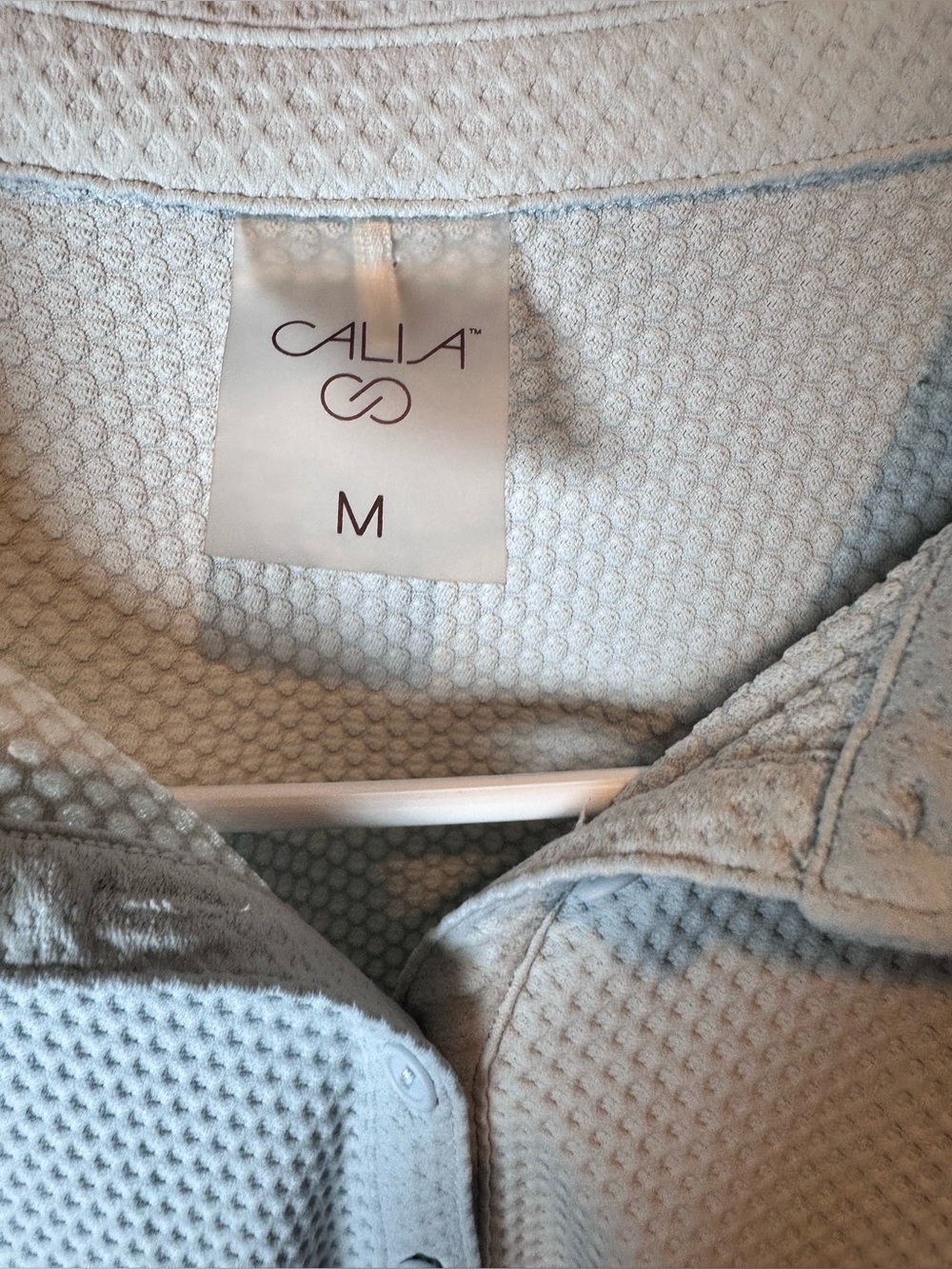 Calia Baby Blue Ribbed Polo Golf Tank - Picture 7 of 11
